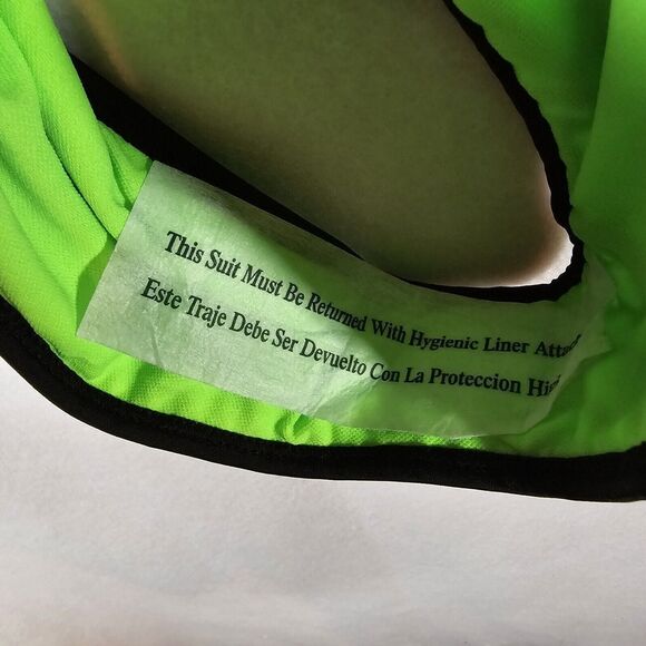 Women's Xhilaration 1 pc Swim Suit, New With Tags, Green And Black Small - Picture 4 of 8